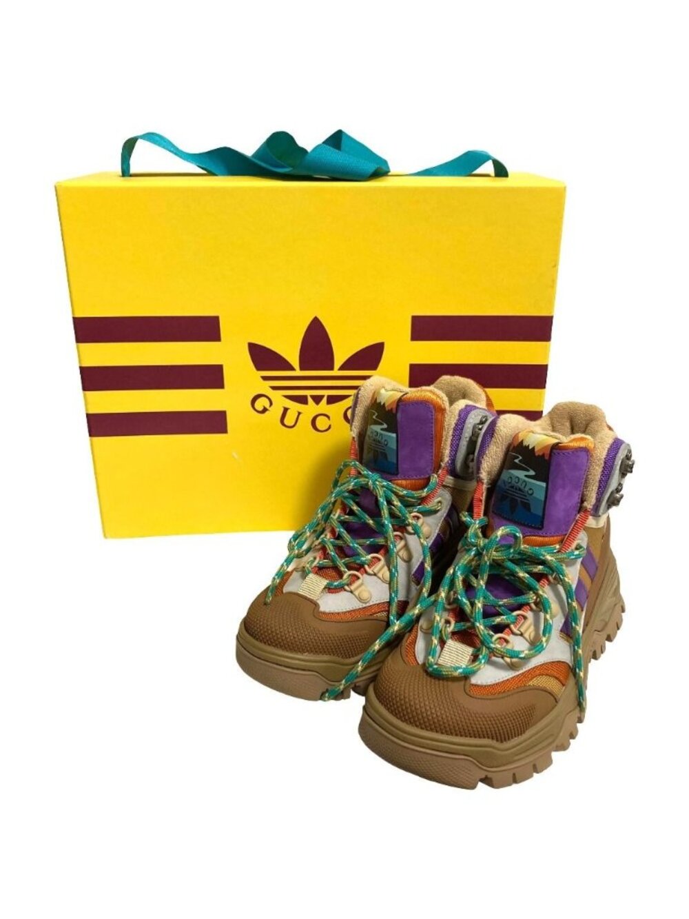 Gucci Adidas Apres Ski Trekking Shoes Brown Autumn Winter